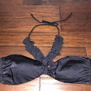 Victoria's Secret bandeau with ruffle halter